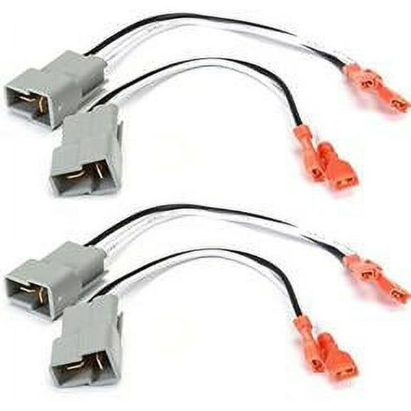 2 Pair American Terminal AT-729301 Compatible with 2011-2017 Chevy Cruze Factory Speaker to Aftermarket Replacement Connector Harness Kit