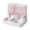 Pink, variant on Automatic Pet Feeder for Cats & Small Dogs, 2-in-1 Smart Food Dispenser with Precise Meal Scheduling & Portion Control - Indoor Feeding Solution(Basic bowl)