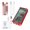 Red, variant on High Accuracy Digital Multimeter ABS Case Auto Ranges Measuring Tool Handheld Multimeter for Engineers & Electricians