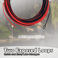 thumbnail image 5 of Full Fast Sinking Fly Fishing Line Weight Forward Taper Fly Line With 2pcs Welded Loop 6 IPS 90FT Red And Black Mainline, 5 of 5
