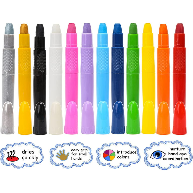 Buy Paint Markers Face Painting Kit for Kids Washable Body Markers 12  Colors Face Paint Crayons Kids Face Painting Kit Non Toxic Crayons Bulk Art  Kits for Kids 6-9 belly cast kit