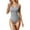 Gray, variant on Kiplyki Fall Activewear Women's Threaded Low Neck Sleeveless Tank Top Skinny Bodysuit