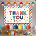 thumbnail image 5 of Colorful Theme Appreciation Banner Decorative Design Thank You Banner Celebration Prop for Employee Recognition Indoor Decoration Event Celebration, 5 of 7