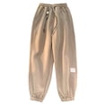 thumbnail image 3 of 12-13 Years Teen Girls Cargo Pants Wide Leg High Waisted Pants Casual Baggy Pants with Pockets, 3 of 9