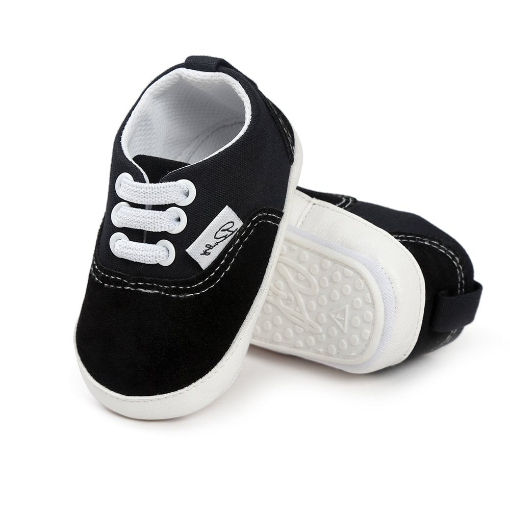 Baby Canvas Shoes Infant Girls Boys Sneakers Toddler First Walkers Slip