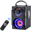 EIFER Portable Bluetooth Speaker Subwoofer Heavy Bass Wireless Outdoor Party Speaker MP3 Player Line in Speakers Support Remote Control FM Radio TF Card LCD Display for Home Party Phone (A