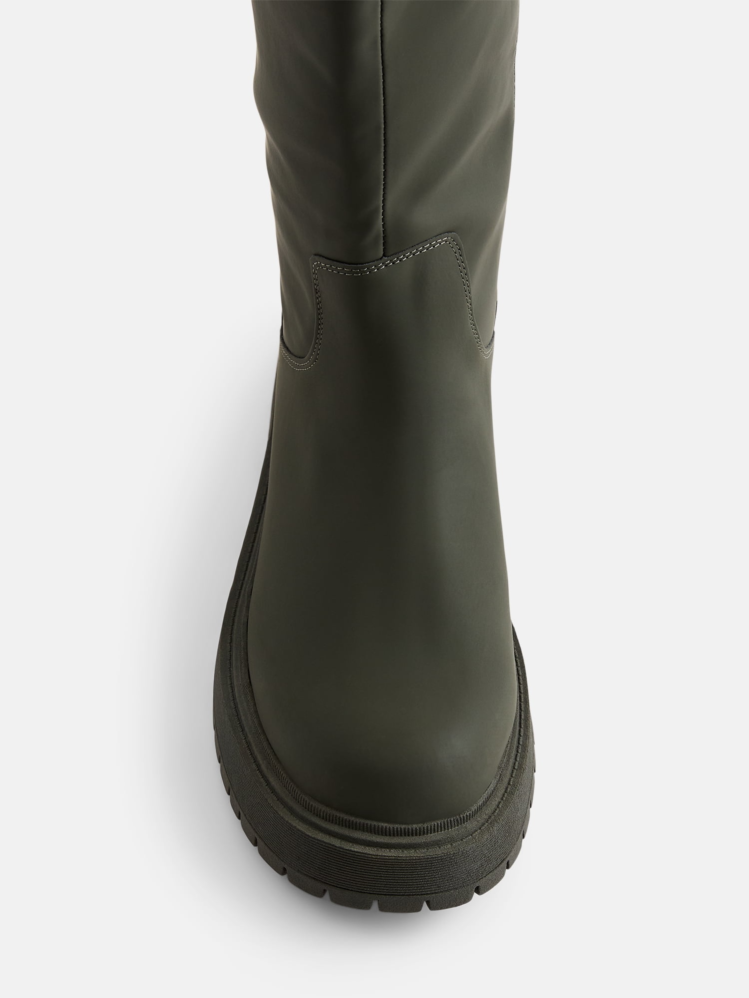 No Boundaries Women’s Buckled Chunky Heel Sun Boots