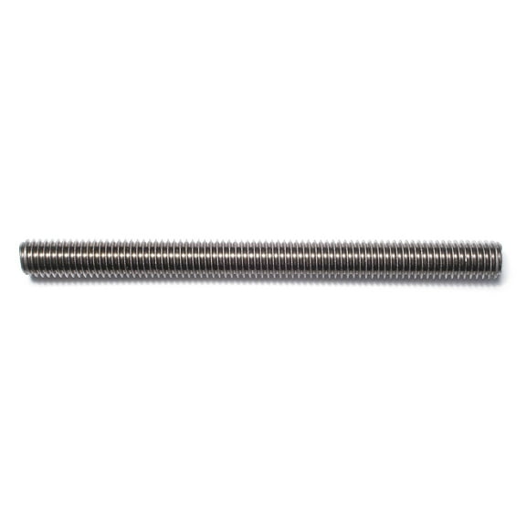 1/2"-13 x 6" 18-8 Stainless Steel Coarse Thread Threaded Rods (2 pcs.)