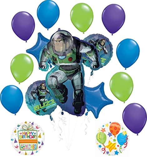 Buzz Lightyear Party Supplies Birthday Theme Balloon Bouquet Decorations