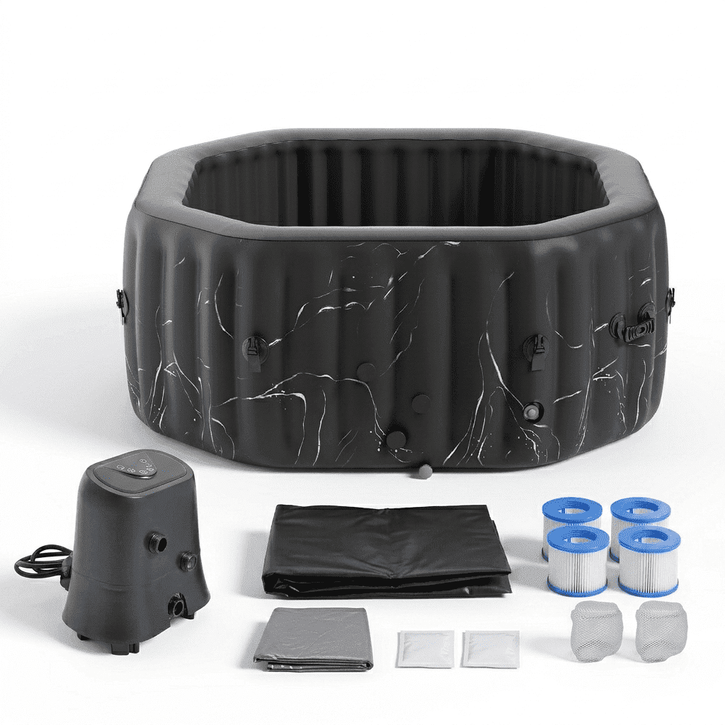 Black Polygon 2-4 Person