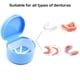 thumbnail image 4 of Guardurnaity Caja de almacenamiento de postizos, contenedor de protector bucal, práctico estuche de limpieza ligera, red colgante cuidado de los oídos Rosa, 4 of 6