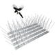thumbnail image 1 of Paquete de 10 picos para pájaros para palomas, pájaros pequeños, gatos, picos antipájaros de acero inoxidable, cubierta de 25cm, 1 of 5