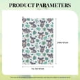 thumbnail image 2 of Golf Towels for Golf Bags For Men Women - Bears and Tropical Leaves 24x16in Absorbent Quick Drying Golf Towel for Cleaning Golf Ball Club Golf Bag Accessories with Carabiner, 2 of 8