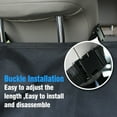 thumbnail image 2 of Funda protectora para asiento de vehículo, protector de maletero, alfombrilla antideslizante e impermeable para mascotas, universal para camiones, Jeeps y SUV (175*105*43 cm, negro), 2 of 4