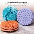 thumbnail image 3 of Redempat Exfoliating Silicone Body Scrubber For Luxury Bath Set Compact Shower Scrubber blue, 3 of 6