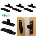 thumbnail image 4 of 4 Pair Push In Fittings Press Fit Panel Clips Kitchen Plinth Fasteners, 4 of 9