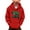 Red, variant on Boys Hoodies & Sweatshirts Dinosaur Print Children's Casual Hoodie Pocket Design Fashionable for Boys and Girls