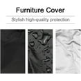 thumbnail image 4 of Funda protectora plegable para muebles de exterior, resistente a los rayos UV y al viento para sillas de jardín, 4 of 7