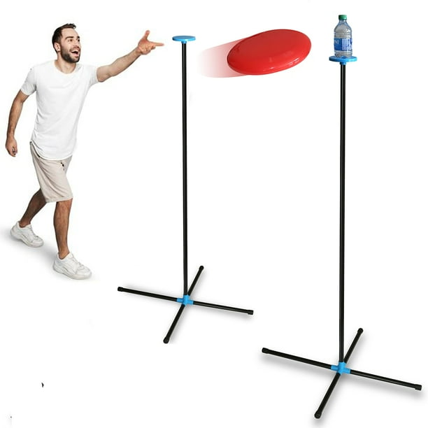 KOVOT Flying Disc Game Set Outdoor Yard Games for Adults and Kids Fun