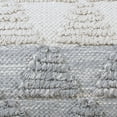 thumbnail image 4 of Ox Bay Miles 14" x 36" Gray/Ivory Geometric Color Block Cotton Adult Decorative Throw Pillow, 4 of 9
