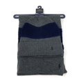 thumbnail image 2 of Polo Ralph Lauren Men's 2 Piece Set Hat & Scarf, Navy/Grey Gift Box, 2 of 3