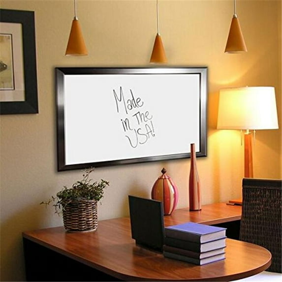 Rayne Mirrors W013636 American Made Silver Rounded Whiteboard, 40 x 40 in.