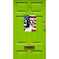 thumbnail image 2 of Carolines Treasures SC9001DS1216 USA American Flag with Boston Terrier Wall or Door Hanging Prints 12x16 multicolor, 2 of 2
