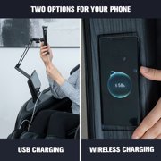 4D Massage Chair, Full Body Zero Gravity Recliner with AI Voice, LED Backlight, Remote, Waist & Calf Heating