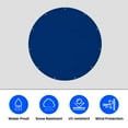 thumbnail image 5 of Covers & All Tarps Heavy Duty Waterproof Round Pool Cover, 18 Oz UV-Resistant, Multipurpose Use - Patio, Garden, Equipment and Sports Fields (5ft Dia, Blue), 5 of 8