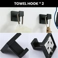 thumbnail image 2 of Hansabenne Classic 5 - Piece Matte Silver Bathroom Hardware Set, Durable Stainless Steel Wall Mounted Bathroom Towel Rack, 2 of 9