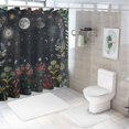thumbnail image 7 of Orinice Moon Phases Bathroom Decor Set - Colorful Luxurious Graphic Print Polyester Fabric Shower Curtain Set with Hooks for Home Bathtubs Decoration 60x72, 7 of 7
