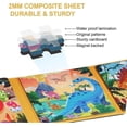 thumbnail image 2 of Magnetic Puzzles for Kids Ages 3-5, Dinosaur Puzzles Three -25/30/42 3 Styles Dinosaur Wooden Jigsaw Puzzle Books, Travel Games and Travel Toys for Ki, 2 of 5
