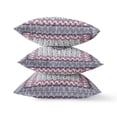 thumbnail image 2 of Holy Tie Die Flower Indoor/Outdoor Fabric Pillow in Muted Pink Gray 28x28, 2 of 4