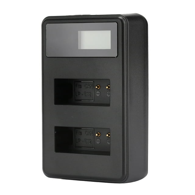 Charger, Portable Dual Slot Portable Camera Battery Charger Protection Reliable Safe To Use For Indoor For Camera