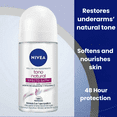 thumbnail image 2 of Nivea Whitening Antiperspirant Roll On Deodorant 3 Pack Combo, 50ml/Natural tone, 48 Hour Protection, 2 of 5