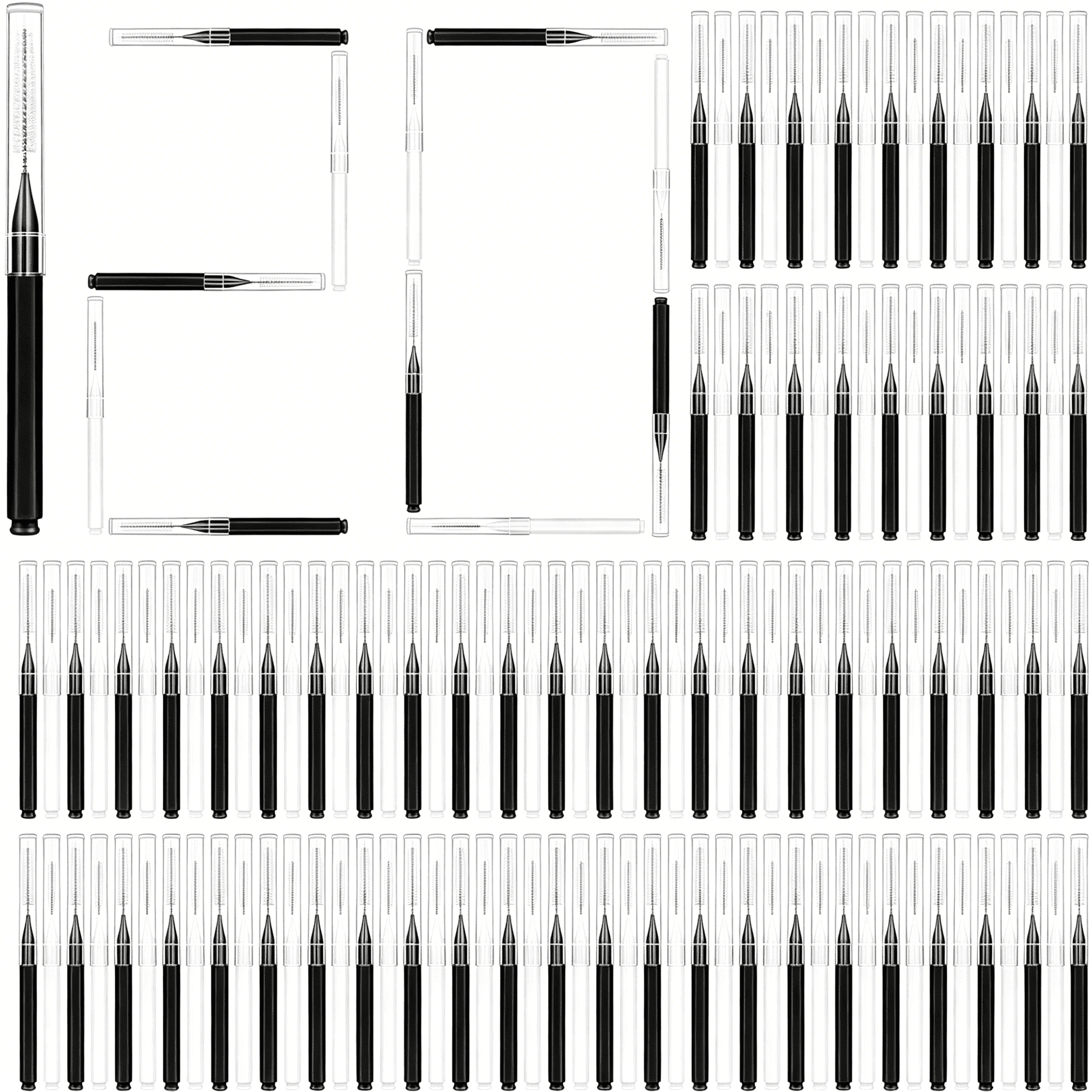 BPPEG 120Pcs Interdental Brushes,Deep Cleaning Flossers for Braces with Soft Bristles,360 Bendable Floss Heads,Dental Brushes for Between Teeth,Gum and Orthodontic Oral Cleaning Tool Kit