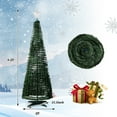 thumbnail image 2 of Gymax 6FT Retractable Smart Celebration Christmas Tree Pop-Up Decor w/ 282 LED Lights, 2 of 10