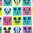 thumbnail image 6 of Celebrate Together Disney PEVA Vinyl Tablecloth Mickey Minnie Summer Block Style 70 Round, 6 of 8