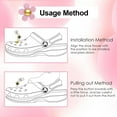 thumbnail image 2 of 19-25pc Set, Crystal Water Diamond Pearl Accents, Perfect Girls' & Women's Shoe Decorations Charming Flower Shoe Charms, 2 of 7