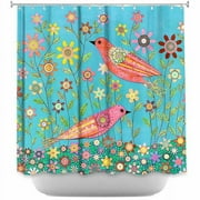 Shower Curtains - DiaNoche Designs - Bohemian Birds