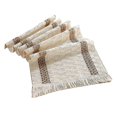 thumbnail image 1 of Table Runner for Summer Home Decor,70.8 Inches Farmhouse Macrame Table Runner Cotton Linen Woven Ta, 1 of 5