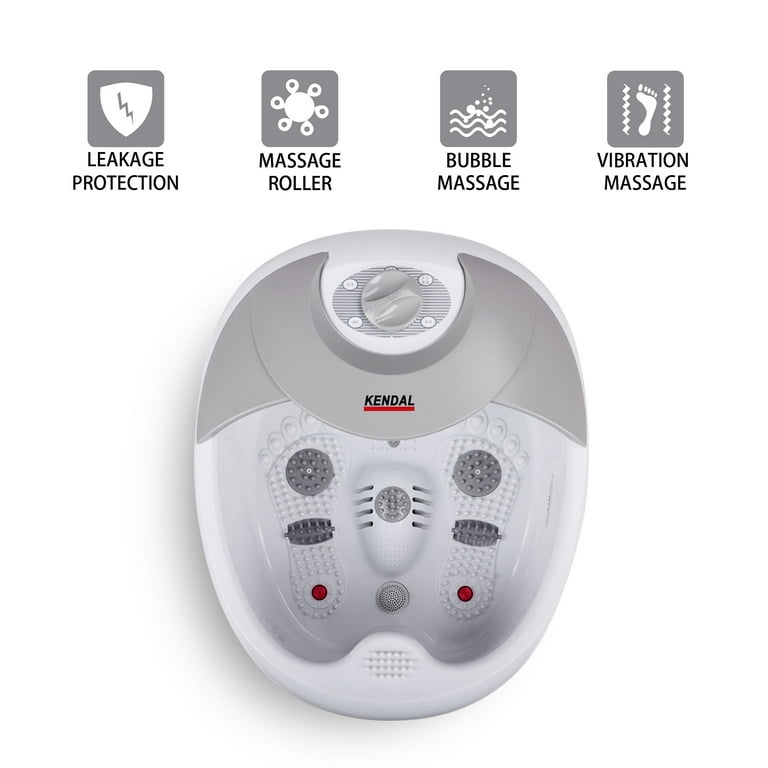 All in one foot spa bath massager w/ heat HF vibration infrared O2 bubbles  SI-FB09