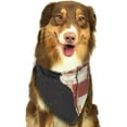 thumbnail image 6 of Naloa Wood Grain Bald Eagle Dog Bandanas 1PC Washable Triangle Dog Scarfs Premium Durable Fabric, for Small Medium Large Dogs and Cats, 6 of 6