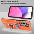 thumbnail image 6 of CoverON For Samsung Galaxy A33 5G Phone Case, KickStand Ring Credit Card slot Rugged Cover Magnetic holder, Orange, 6 of 9