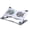Silver, variant on Necvior Portable Laptop Cooling Stand With Colorful LED Effects and Strong Airflow Stand