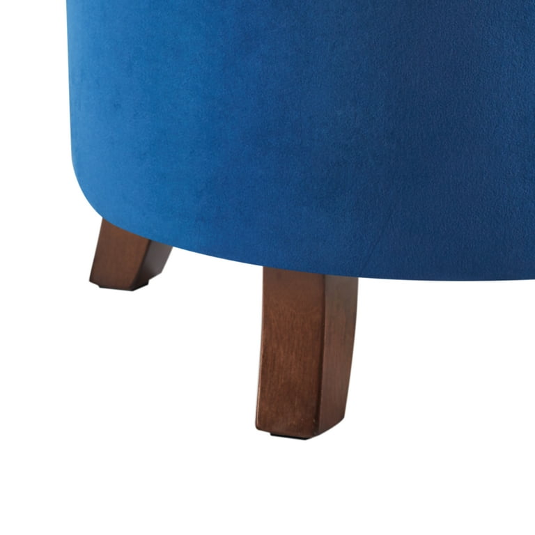 Belleze nailhead round tufted storage ottoman sale large footrest stool coffee table lift top