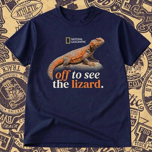 National Geographic "Off to see the lizard" t-shirt