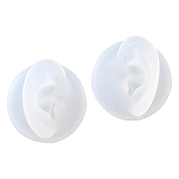 Modelo de oreja de silicona suave Modelos de oreja simulada Exhibición Claro