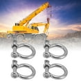 thumbnail image 4 of D Ring Shackle,  Durable Easy Installation Standard Thread Mirror Polished Anchor Shackles  For Land Transportation For Lifting Equipment M5,M6,M8,M10,M12, 4 of 8