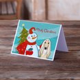 thumbnail image 2 of Snowman with Afghan Hound Greeting Cards and Envelopes Pack of 8, 2 of 2